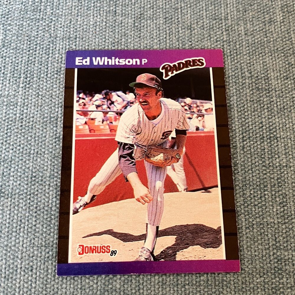 1989 Donruss San Diego Padres Baseball Card Trading Card